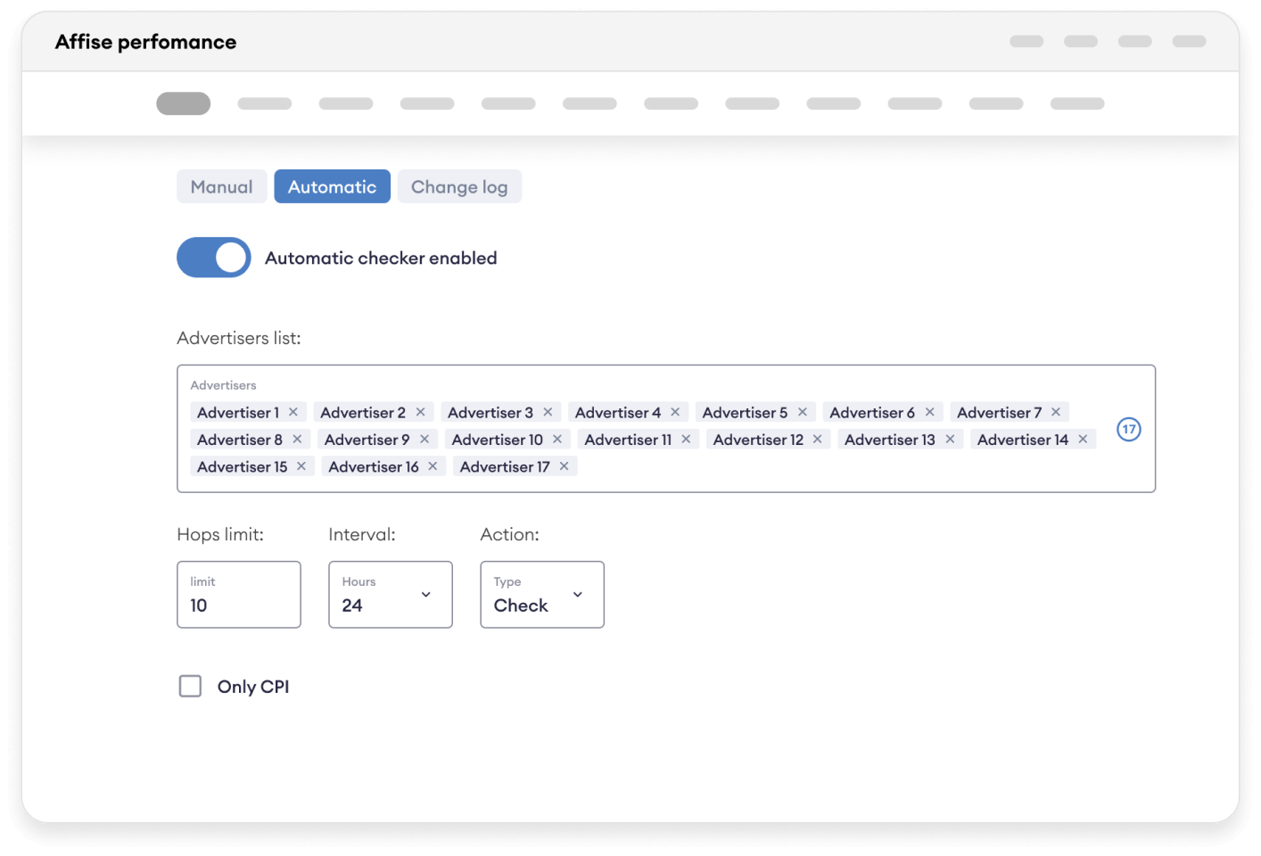 performance automate